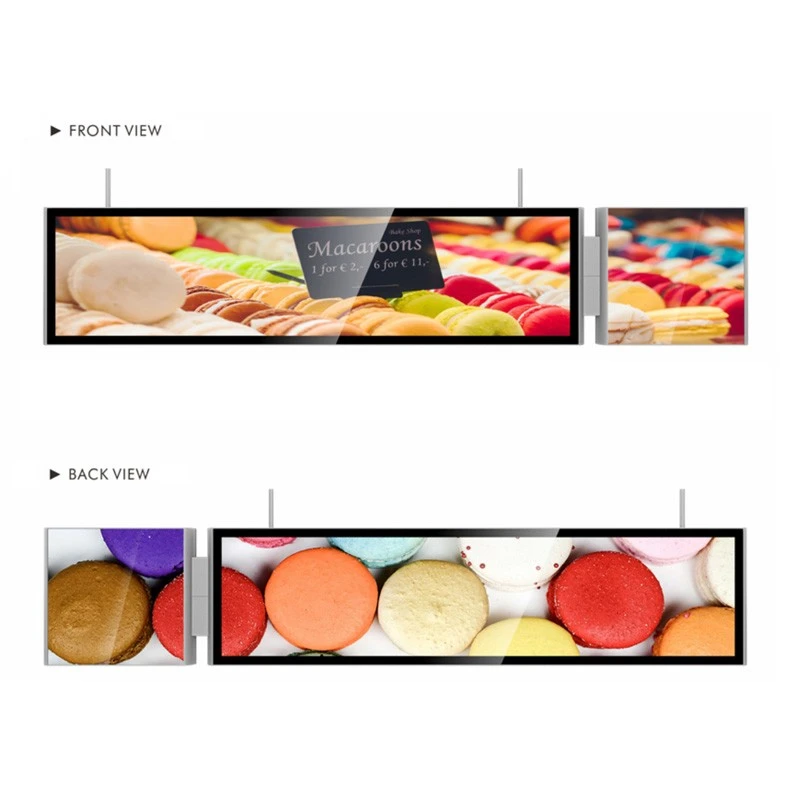49-calowy ekran LCD z Light Box -dwa podłōnczōne ekrany